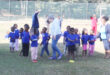 Photo of children at athletics meeting in Dundee.