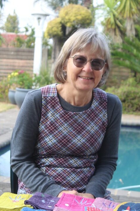 A female member of the Newcastle Herb Society.