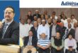 Main image is the NOFTA father members. Inste: NOFTA Chairman during a speech.