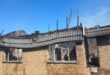 An image of a house in Bhekuzulu that was destroyed by fire last week. The khanyile family seeks assistance to rebuild their family house.