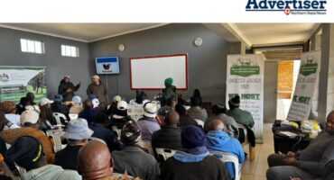A photo of the Communal livestock farmers from Charlestown and surrounding communities gathering for a Farmers' Day.