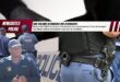 A collage of images of SAPS members and their rifles. In the fore ground is a bold red and white banner with bold black text on it.
