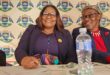 Image of uMzinyathi District Municipality Mayor Cllr Thembisile Mchunu and nkosi Mazibuko, chairperson of the uMzinyathi House of Traditional Leaders at the unveiling of a water project.