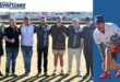 An image of the Ncandu 86 Round Table members. Inset is a photo of a single bowler.