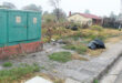 Image of effluent leaking on to a pavement near a sub unit.
