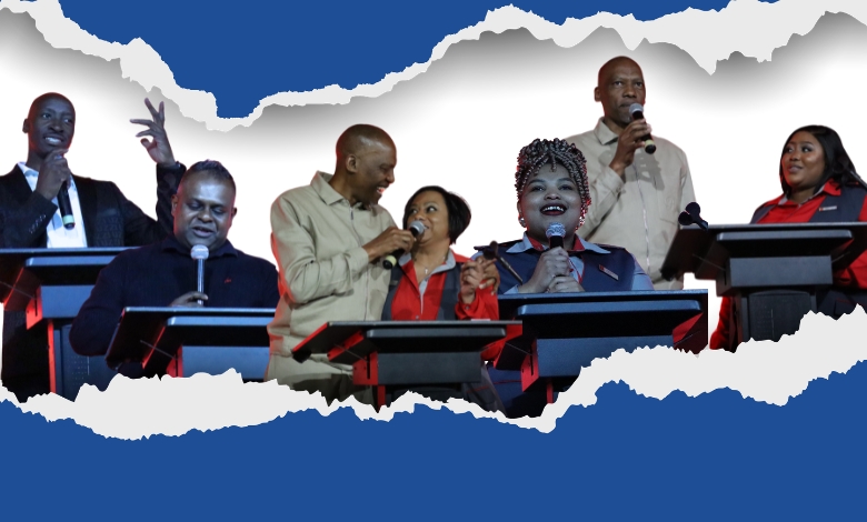 A collage of photos of the Speakers of the 2026 SANBS NKZN Blood Donor Awrds.