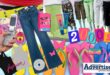 A collage of pictures of 2006 fashion trends and accessories.