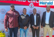 An image of four men who attended the 'Boys to Men' Imbizo held at Vryheid Methodist Church, the ceremony was held in Celebration of Mandela Day.