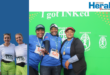 An image of Vryheid athletes who took part in the Fortress Running Series that took place on 25 July at AbaQulusi Plaza in Vryheid.