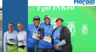 An image of Vryheid athletes who took part in the Fortress Running Series that took place on 25 July at AbaQulusi Plaza in Vryheid.
