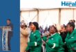 Image of people dancing and KwaZulu-Natal MEC for Economic Development, Tourism and Environmental Affairs, Rev Musa Zondi.