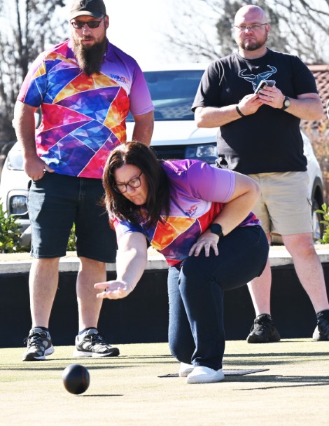 An image of bowlers in action in Newcastle.