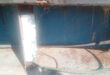Image of where a pump was stolen from a borehole in Dannhauser.