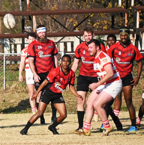 An action photo of Highlanders VS Whiteriver captured on the field.