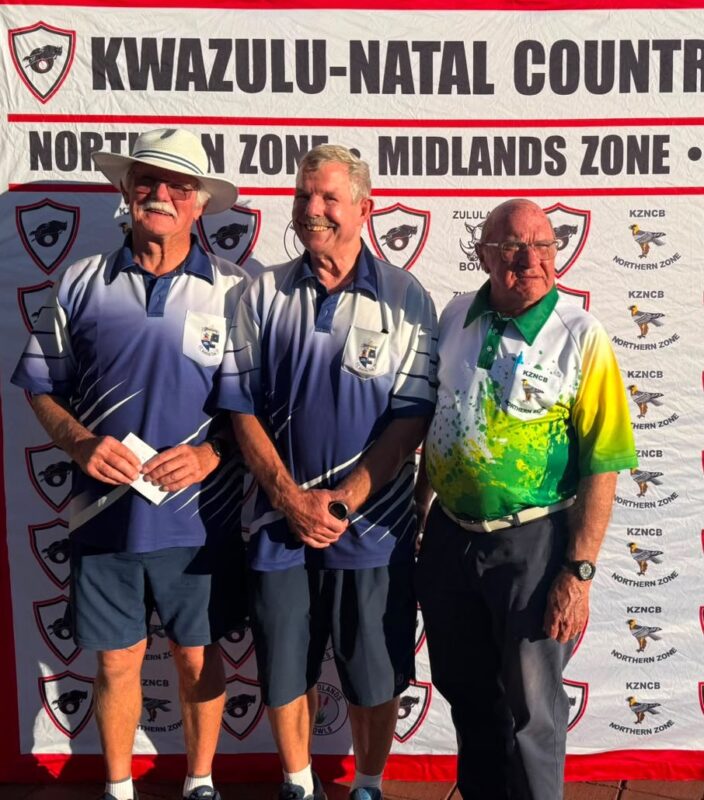 A group of bowlers are photographed during the Northern Zone Pairs Competition.