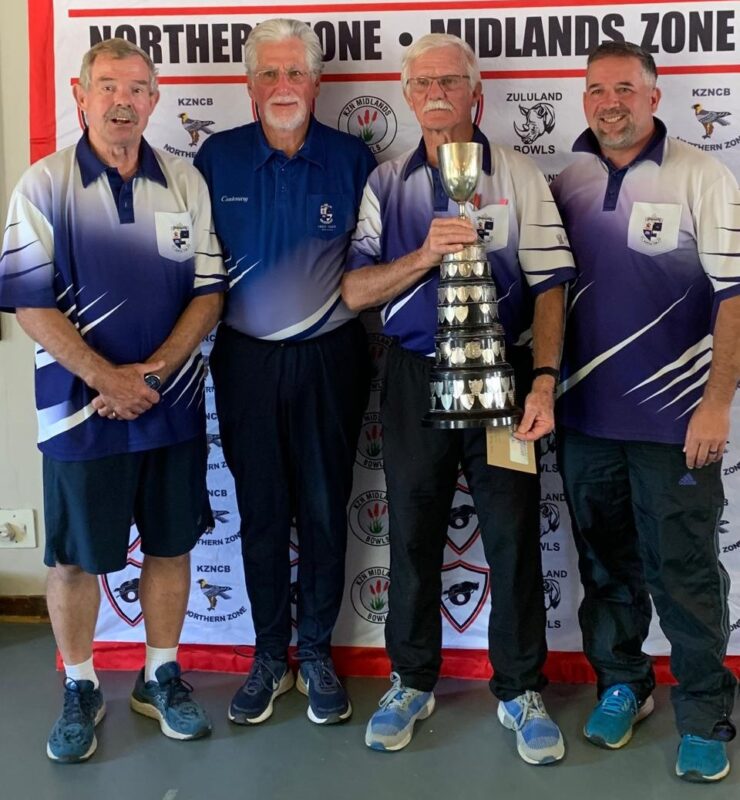 A group of bowlers are photographed during the Northern Zone Pairs Competition.
