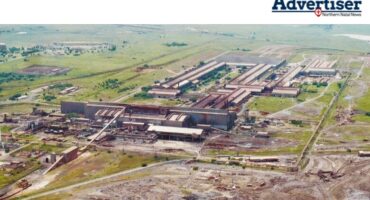 A photo of ArcelorMittal Newcastle Works.
