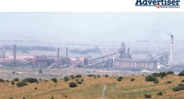 A photo of ArcelorMittal Newcastle Works.