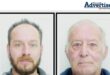 Mug shots of a father and son involved with fraud scams.