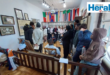 Image of learners inside a the Nieuwe Republiek Museum in Vryheid.
