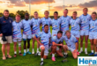 Image of Hoërskool Pionier's under 17 7s rugby players.