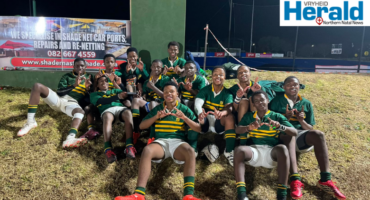 Image of Vryheid High School 7s rugby players.