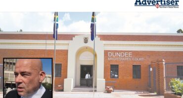 A photo of the Dundee magistrate's Court. Inset: Adv Paul Jorgensen.