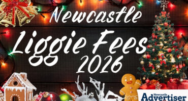 A Christmas collage for the Newcastle liggies Fees 2026.