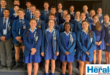 Image of Hoërskool Pionier learners after prefect elections.