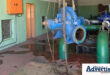 A photo of a water pump at a water pump station in Newcastle.