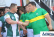 A photo of Northern Sub Rugby Union (NSRU) vs Southern Sub Rugby Union (SRSU) - shaking hands and showing good sportsmanship.