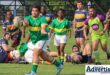 A photo of the Northern Natal rugby Sub-Union playing against the Durban Rugby Sub-Union in Newcastle.