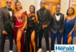 A group image of KwaNotshelwa High School leaners as they celebrated their matric dance at a gala dinner hosted in Durban.