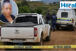 Circle: Thandazile Thwala was allegedly hit on the head with a shifting spanner before being strangled with a rope. It is alleged that the accused murder put her lifeless body in the back of her white bakkie, and covered the body with a tarpaulin.