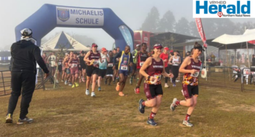 An image of running athletes who recently took part at the 2026 Michaelis Challenge in Vryheid.
