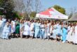 Image of Endumeni ladies in a group marking Women'sw Day.