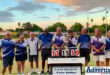 The winners and runners-up: Danie Reinecke, Mariska Kuhn, Ron Howe, James Dlamini, Alet Harmse, Billy Villiers, Grant Teasdale and Charmaine Trennery, with competition secretary Trevor Moore.
