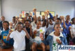 A class full of learners enjoying cupcakes.