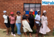 An image of parents who have children that attend at Nomkhosi Creche, they were part of the Assupol evaluation and support ongoing activities at the school.
