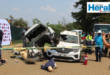 Image of an accident simulation.