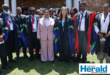 A group image of Deputy Minister Dr Dube-Ncube with Mthashana TVET College officials during the college’s 20th graduation ceremony that took place at Vryheid Campus.