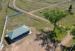 Image of the new Glencoe cemetery from the air.