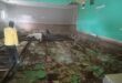 Image of renovations being done to an old building in Dundee and removing wooden floor boards.