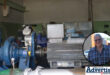 A large photo of a pump at the Farmers Hall Pump Station in Newcastle and a smaller photo of a ward councillor.