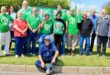 Image of FF+ supporters in party colours.