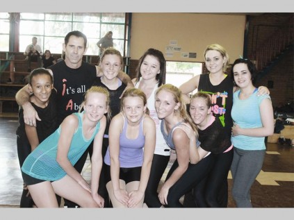 Advanced dancers are excited to learn from their idol, Willie Venter.