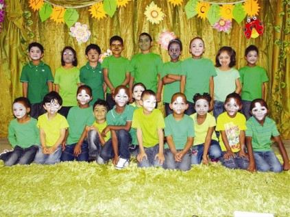 Wizz Kids Pre-school learners Go Green at their annual school concert.