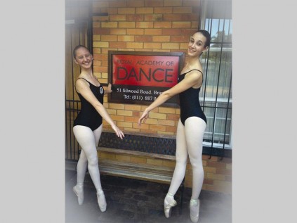 Rachelle Brunette and Elizabeth Grobler are ready to dance their annual Royal Academy of Dance vocational examinations. Photos: Supplied