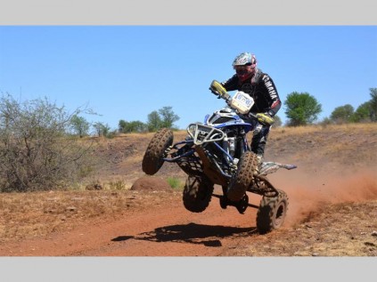 Local quad-bike champion, Brian Baragwanath will compete in the Dakar Rally 2015 on a Yamaha quad bike. This photo was taken during the last race of the South African championship in October. Photo: Elza Thiart-Botes