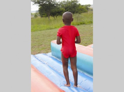 Children from the Samaritan Centre spent the day at Meropa Casino and Entertainmentment World's play land on Christmas Day.